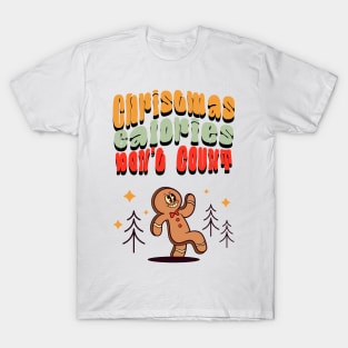 gingerbread man retro character T-Shirt